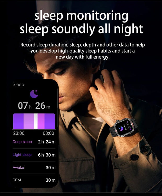 Men Flashlight Compass Waterproof Outdoor Sport Tracker
