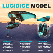 Spot High Strength Aluminum-carbon Foil Kite Wing Hydrofoil Board For Sale