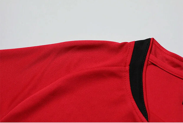 sports set, thin summer breathable pullover, round neck