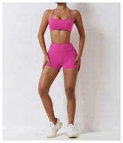 Sport Sets Women Hight Waist Leggings Fitness