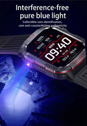 Men Flashlight Compass Waterproof Outdoor Sport Tracker