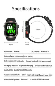Men Flashlight Compass Waterproof Outdoor Sport Tracker